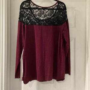 Torrid Lace Trim Sweater